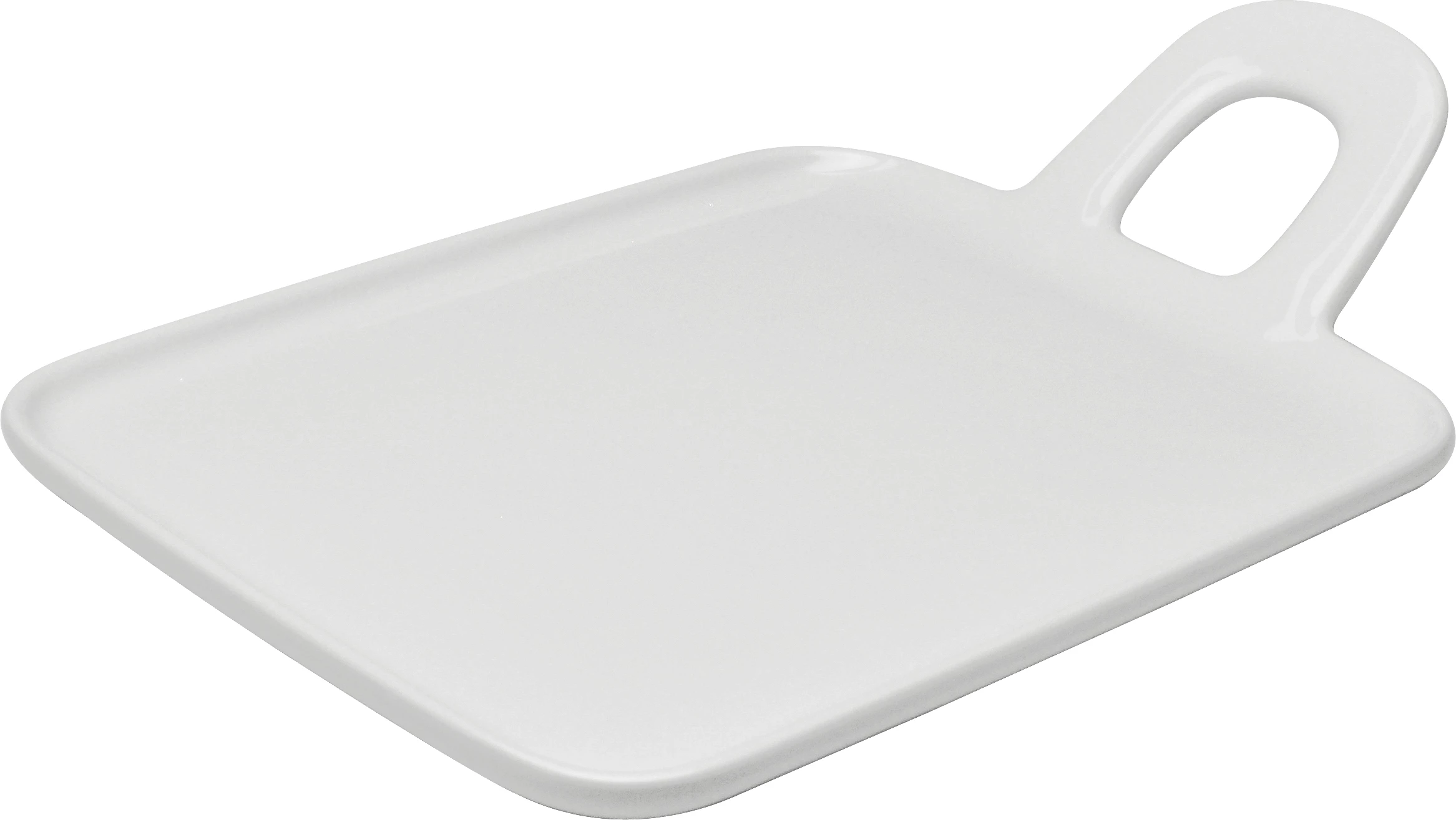 Figgjo Base flad tallerken med håndtag, 28 x 18 cm