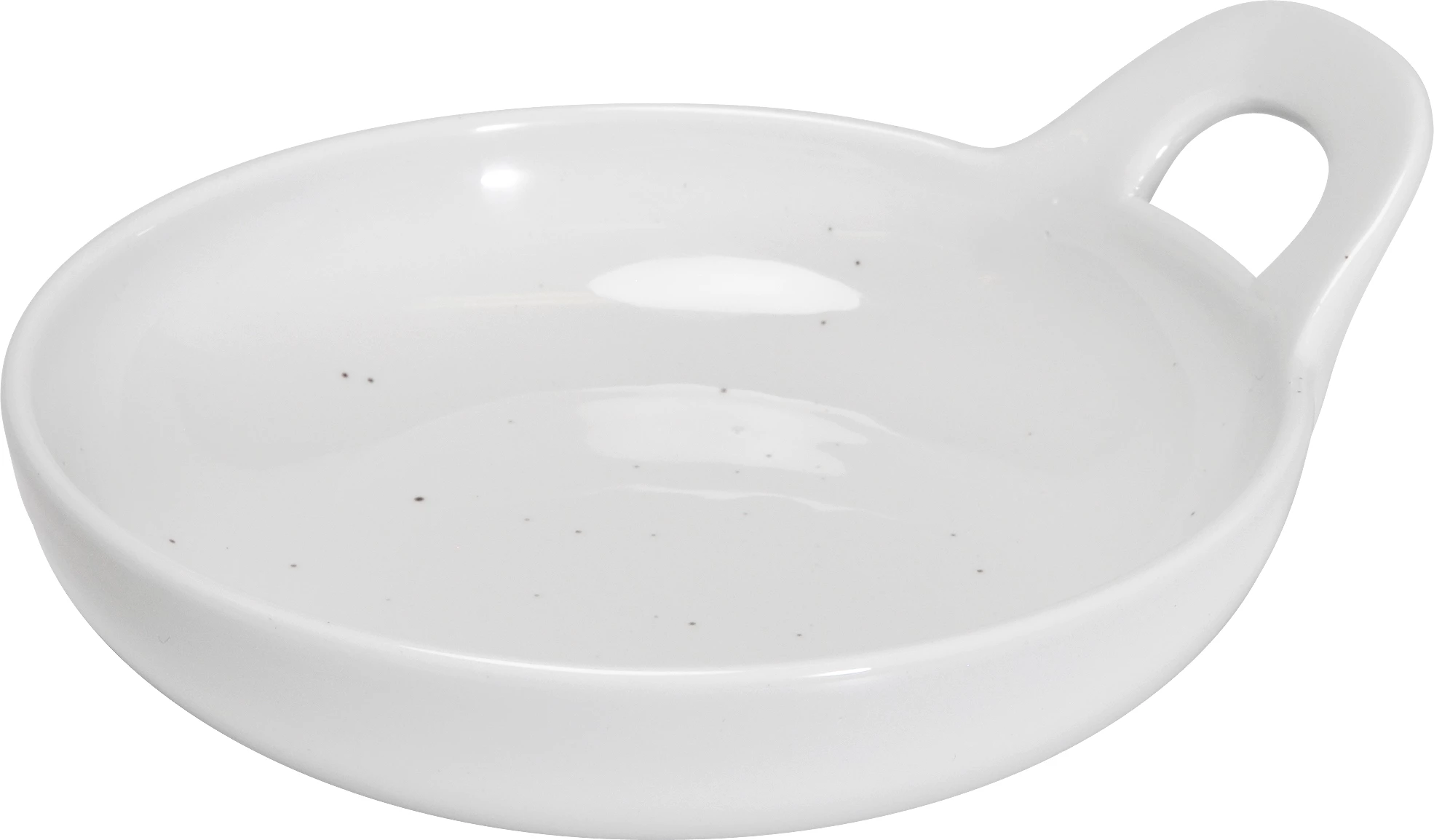 Figgjo Dryss tallerken med håndtag, halvdyb, ø16 cm