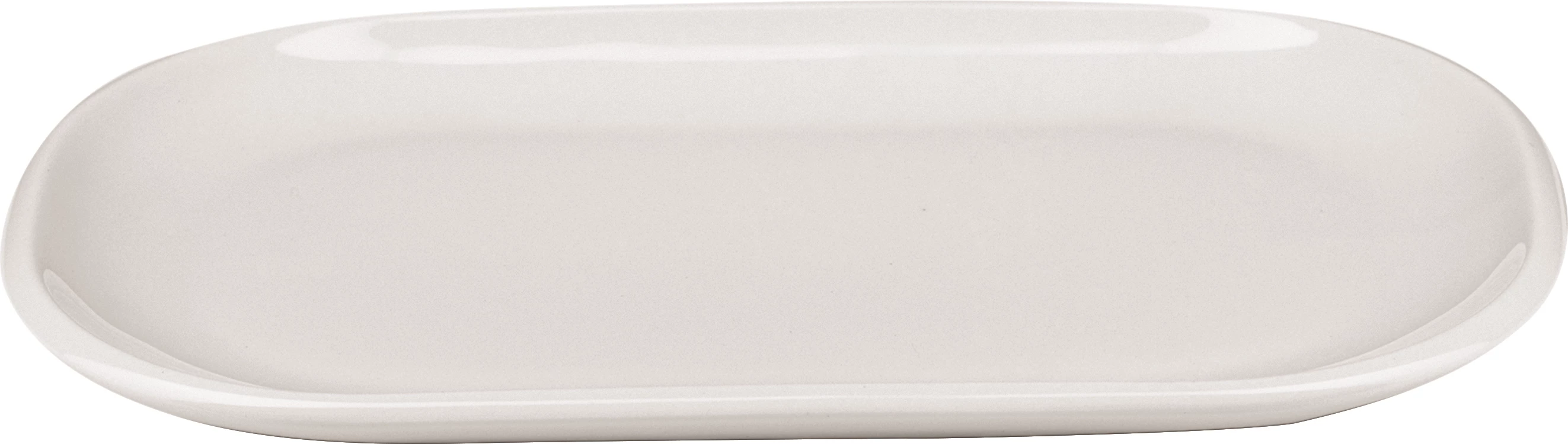 Figgjo Pax tallerken, oval, hvid, 20 x 13 cm