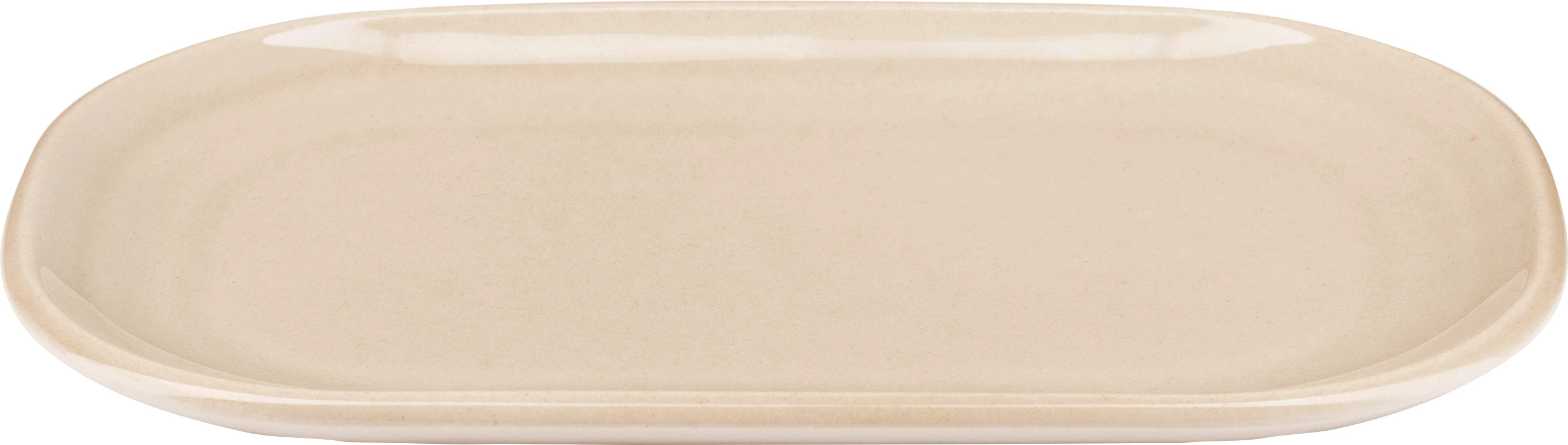Figgjo Pax tallerken, oval, beige, 20 x 13 cm