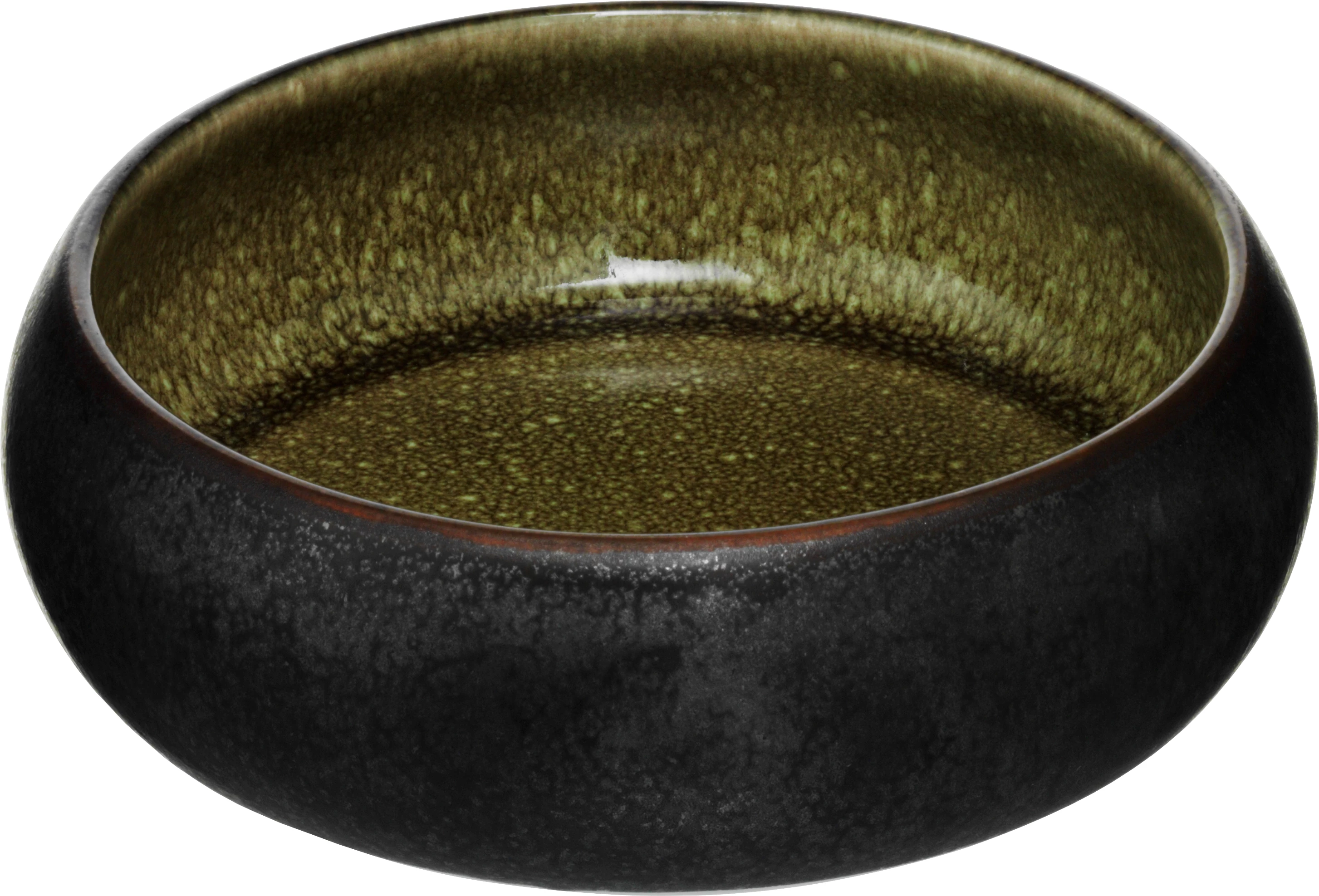 Eclipse skål, sort/oliven, 50 cl, ø16,5 cm