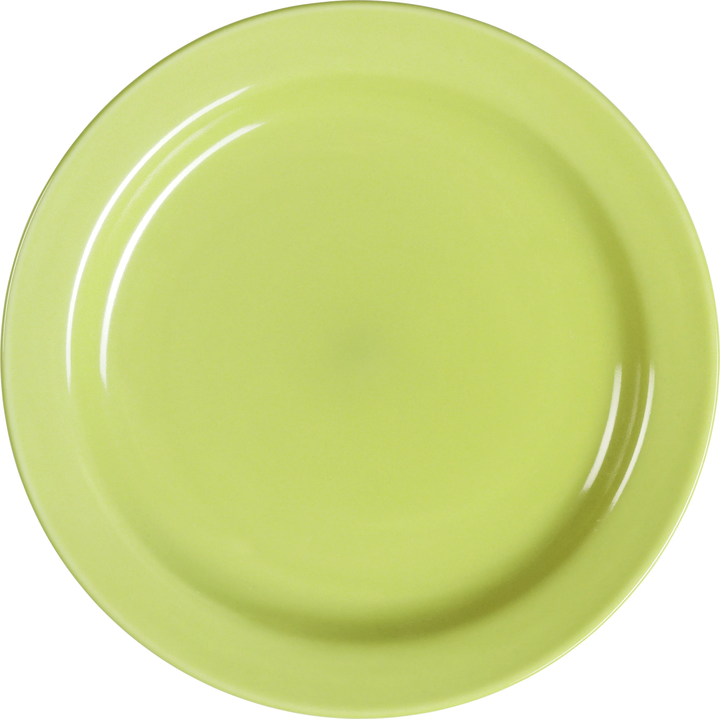 Lounge tallerken, flad, lime, ø21 cm