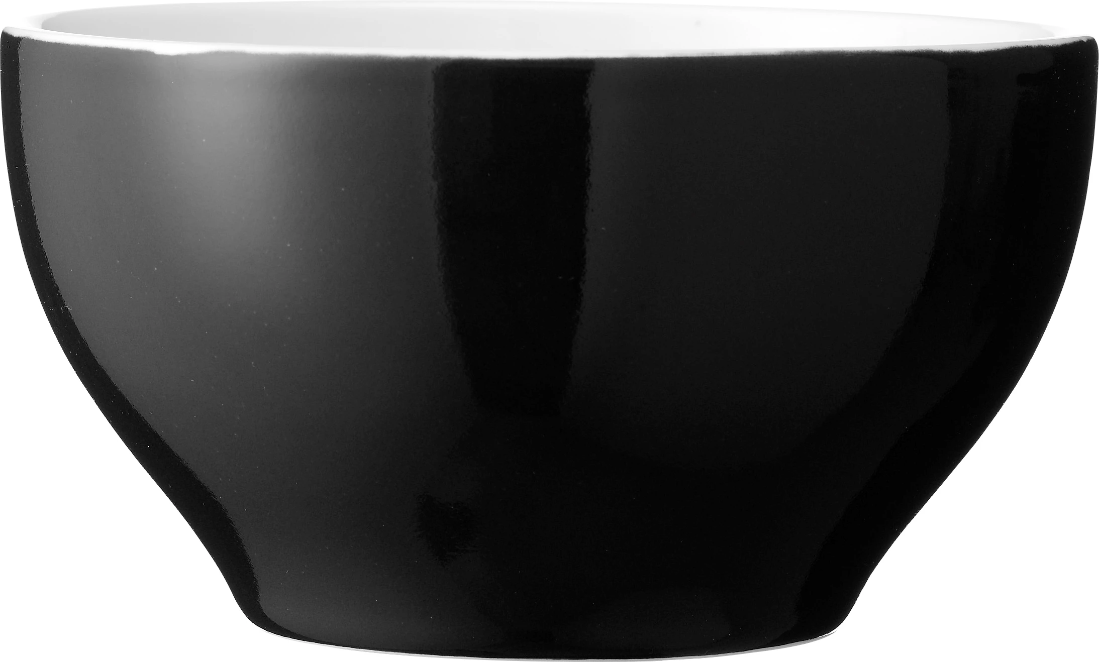 Lounge skål, sort, 50 cl, ø14 cm