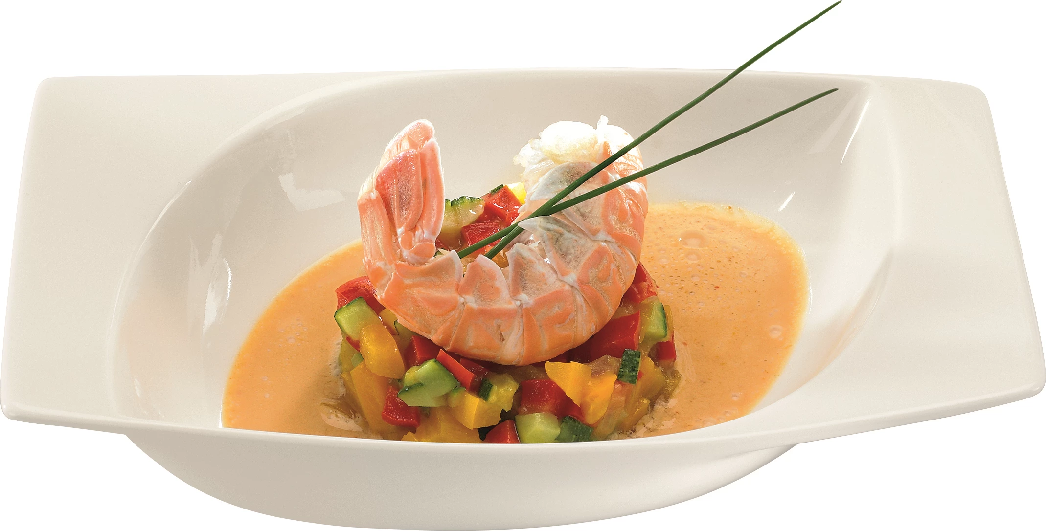 RAK Mazza tallerken, dyb, rektangulær, 20 x 13 cm