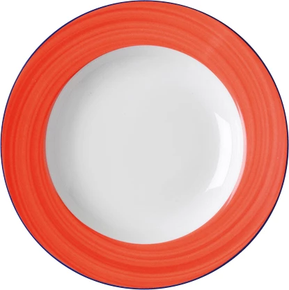 RAK Bahamas tallerken, flad, rød, ø15 cm
