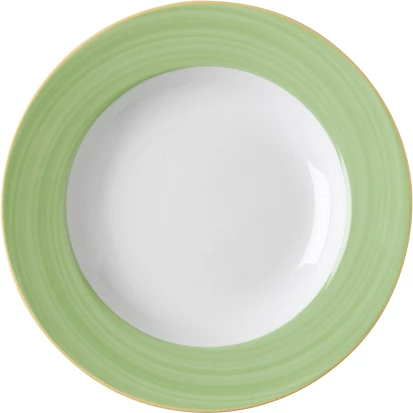 RAK Bahamas tallerken, flad, grøn, ø15 cm