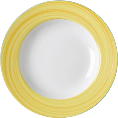 RAK Bahamas tallerken, flad, gul, ø21 cm