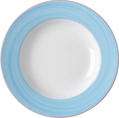 RAK Bahamas tallerken, flad, blå, ø24 cm