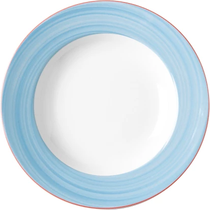 RAK Bahamas tallerken, dyb, blå, ø26 cm