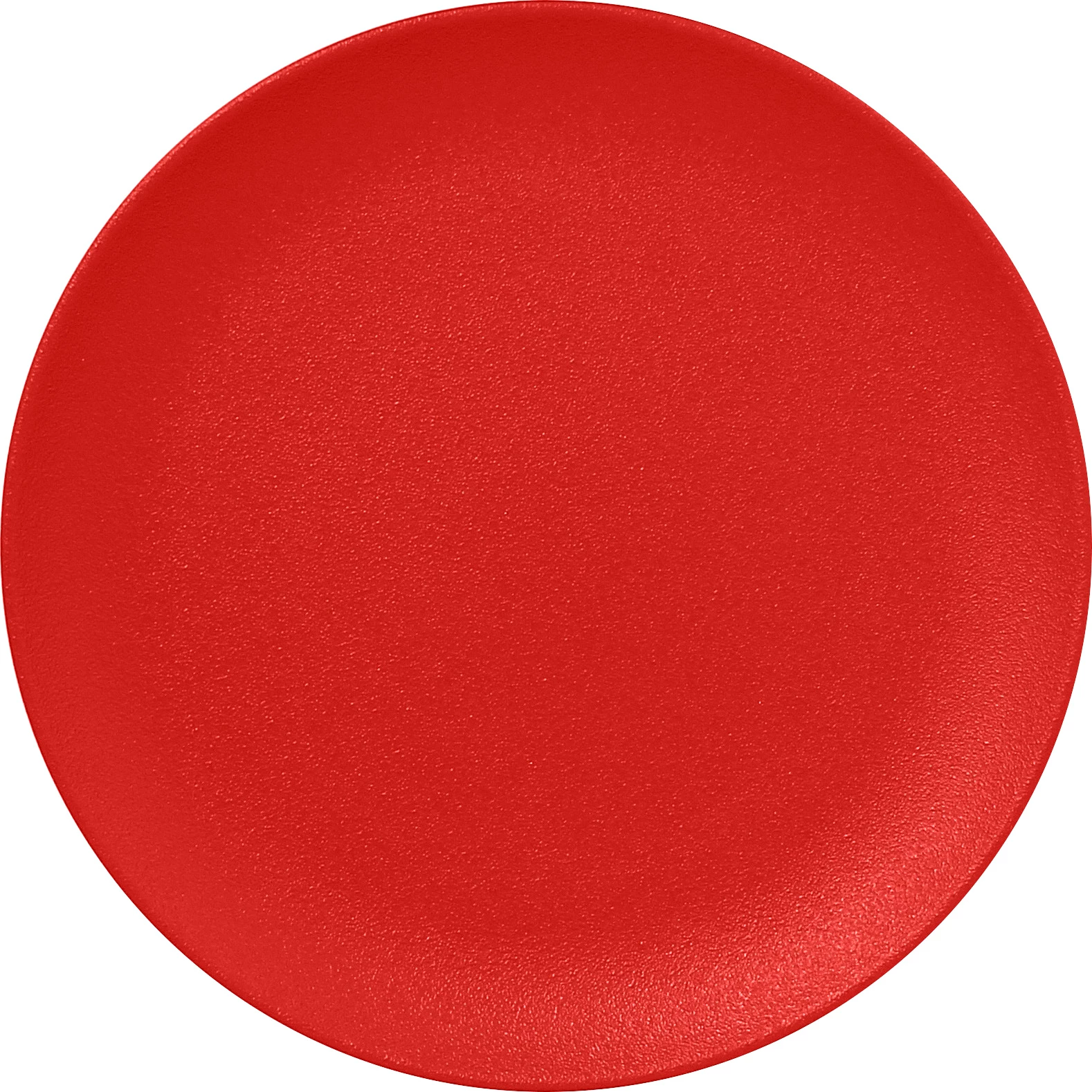 RAK Neofusion flad tallerken uden fane, rød, ø15 cm