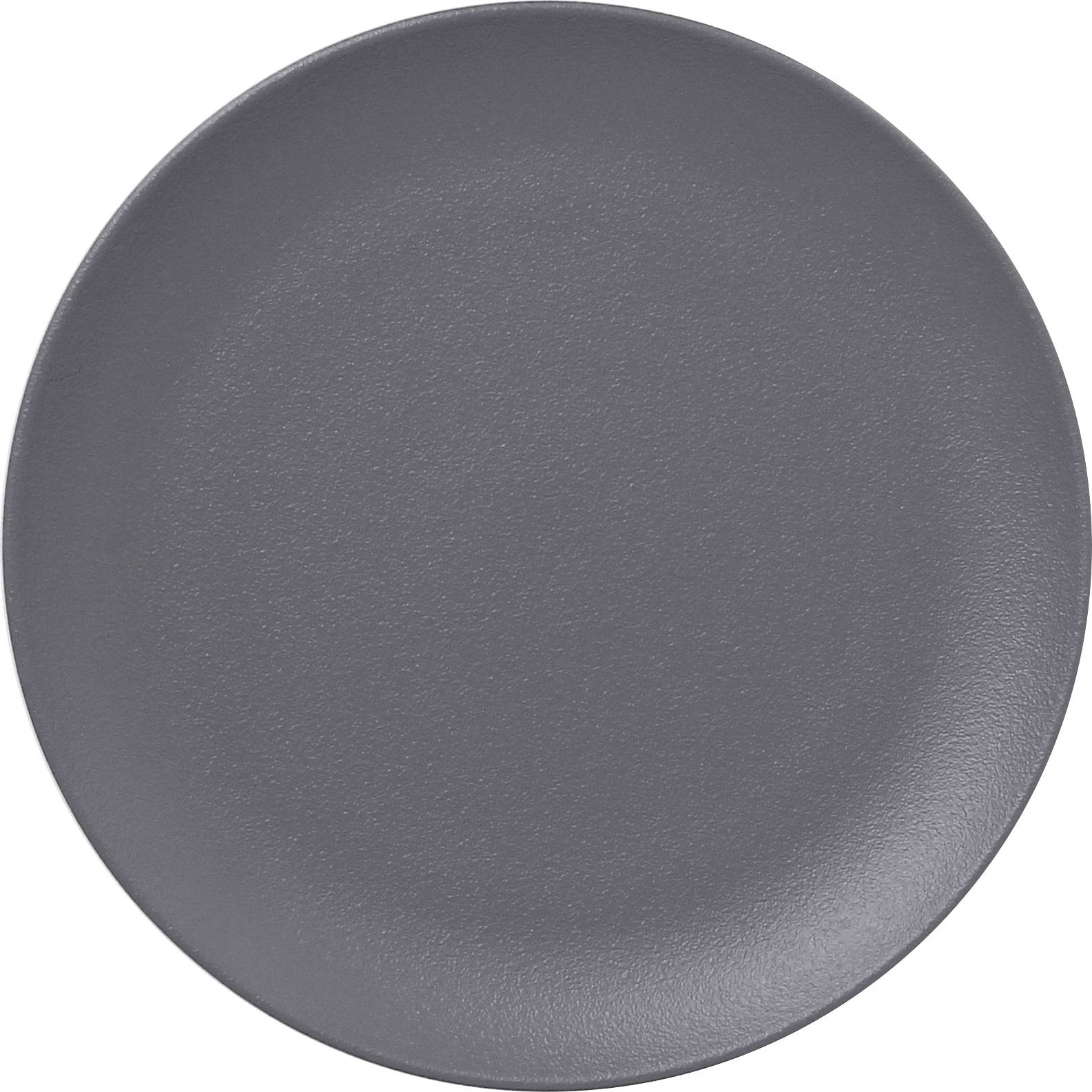 RAK Neofusion flad tallerken uden fane, grå, ø24 cm
