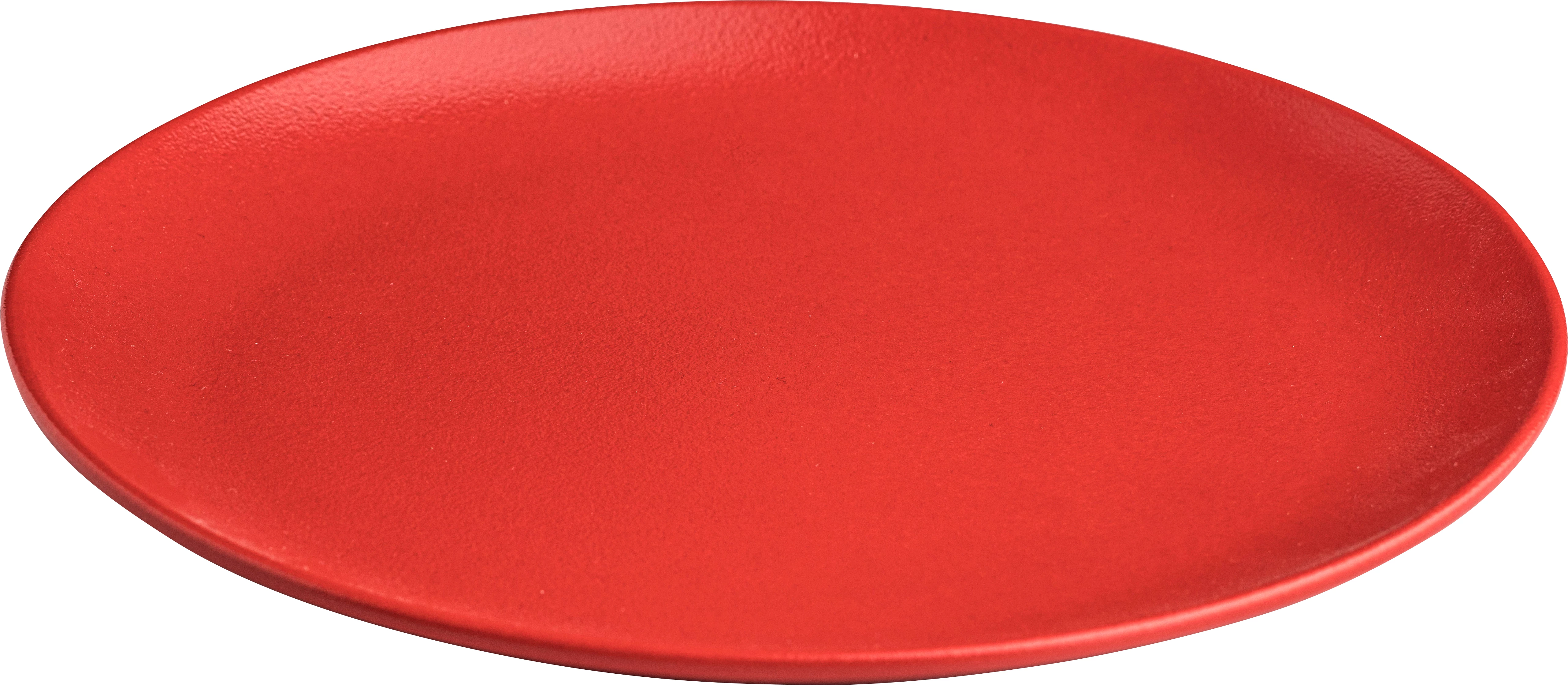 RAK Neofusion flad tallerken uden fane, rød, ø27 cm