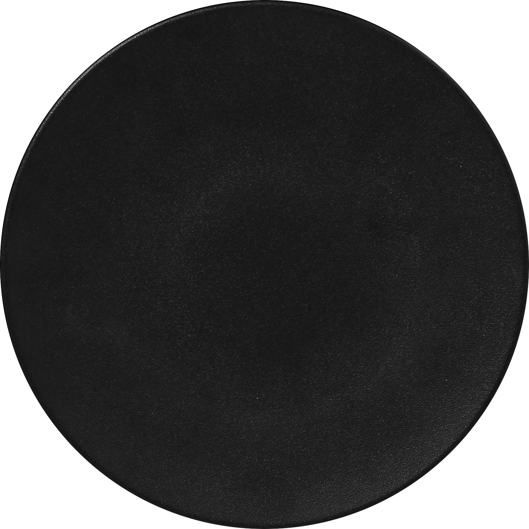 RAK Neofusion tallerken uden fane, flad, sort, ø29 cm