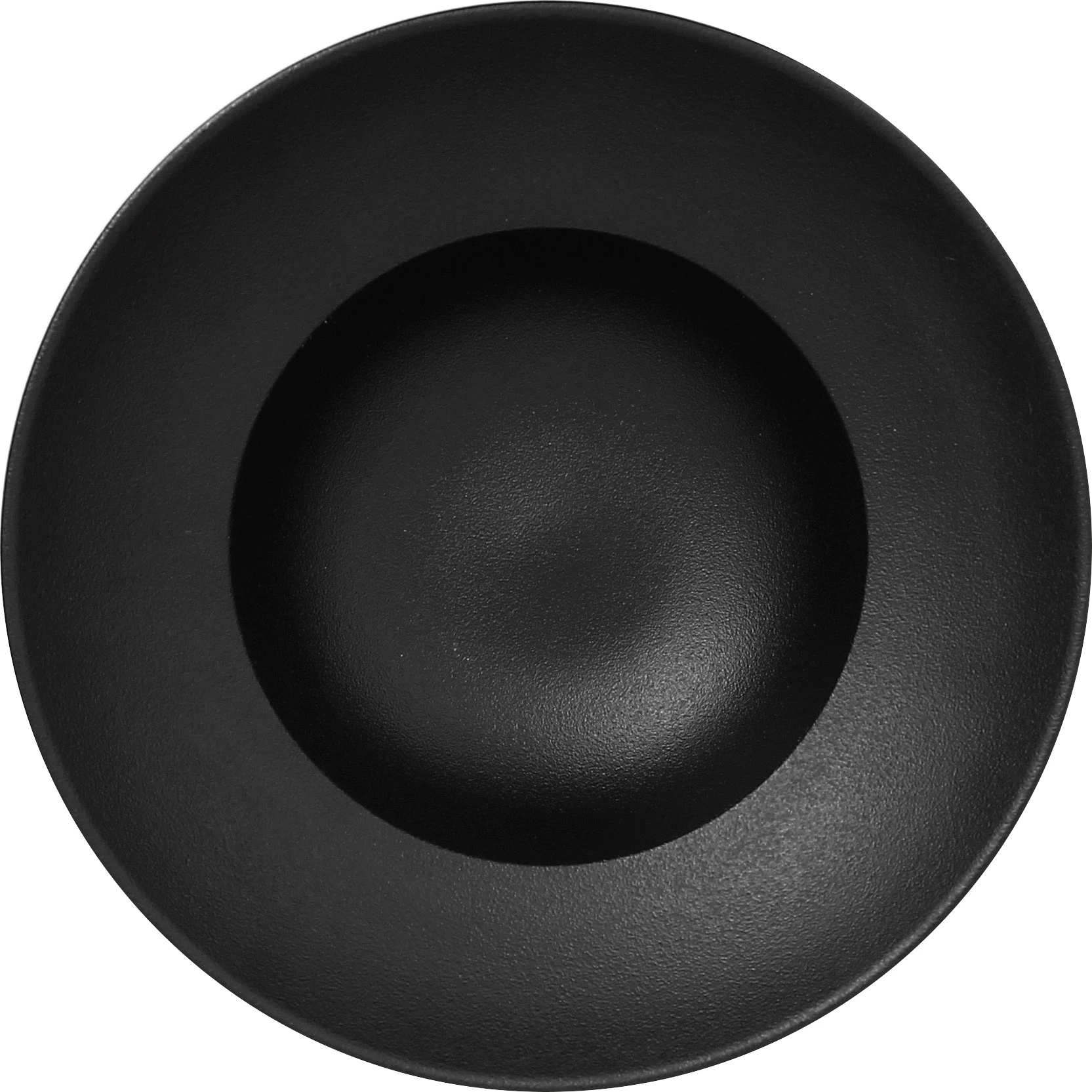 RAK Neofusion pastatallerken, sort, ø23 cm