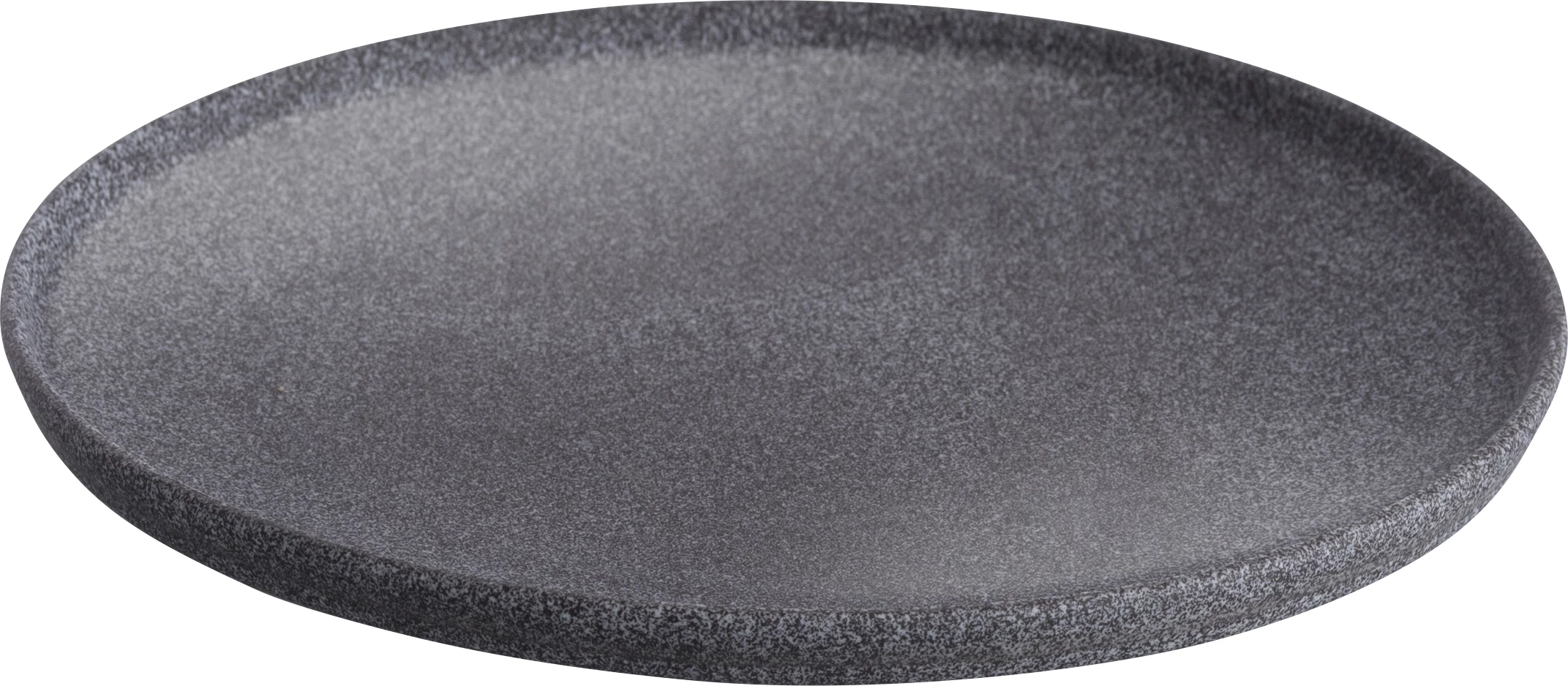 G. Benedikt Granit tallerken uden fane, mørk grå, ø26 cm
