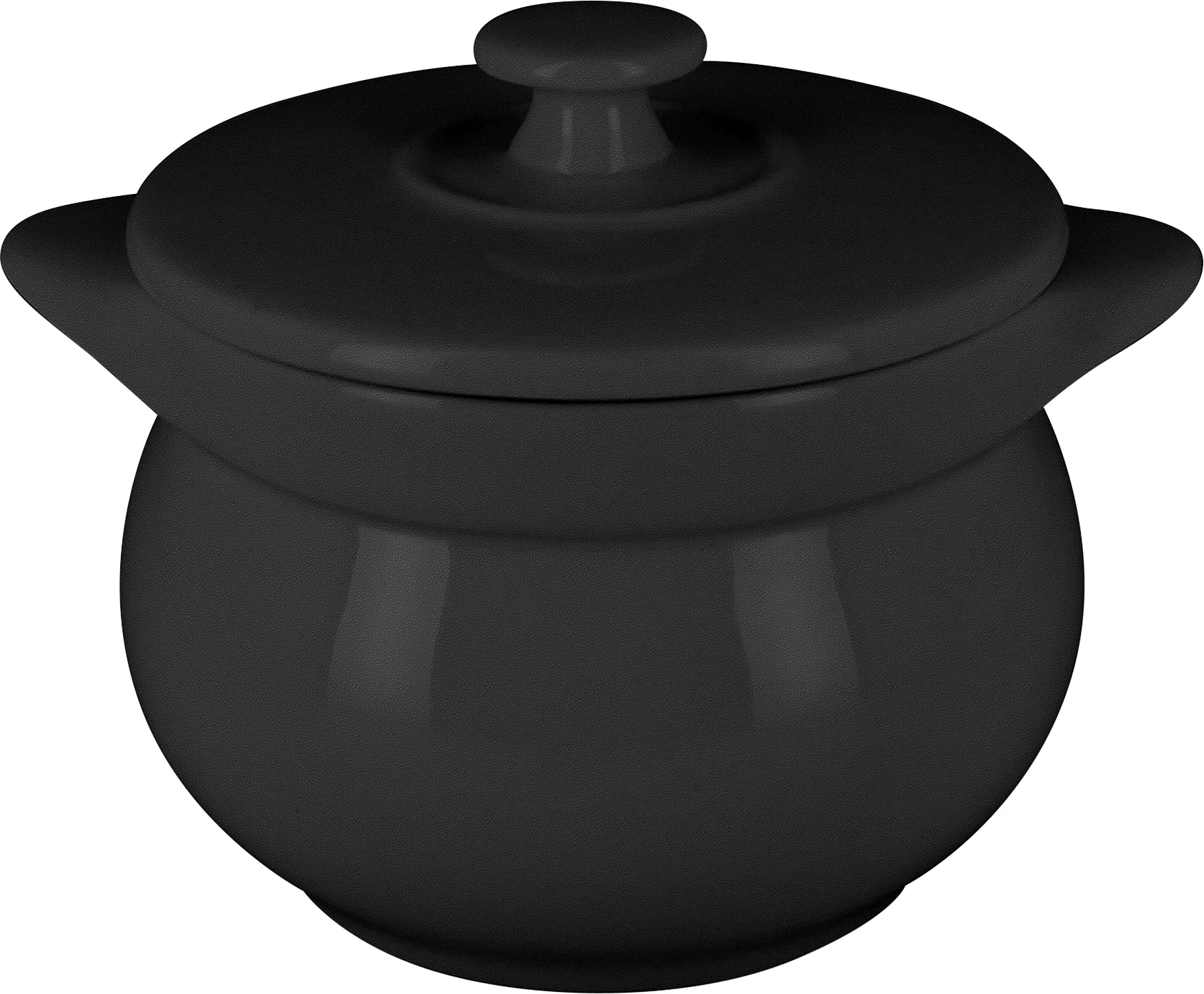 RAK Chef's Fusion terrin med låg, sort, 45 cl, ø10,6 cm