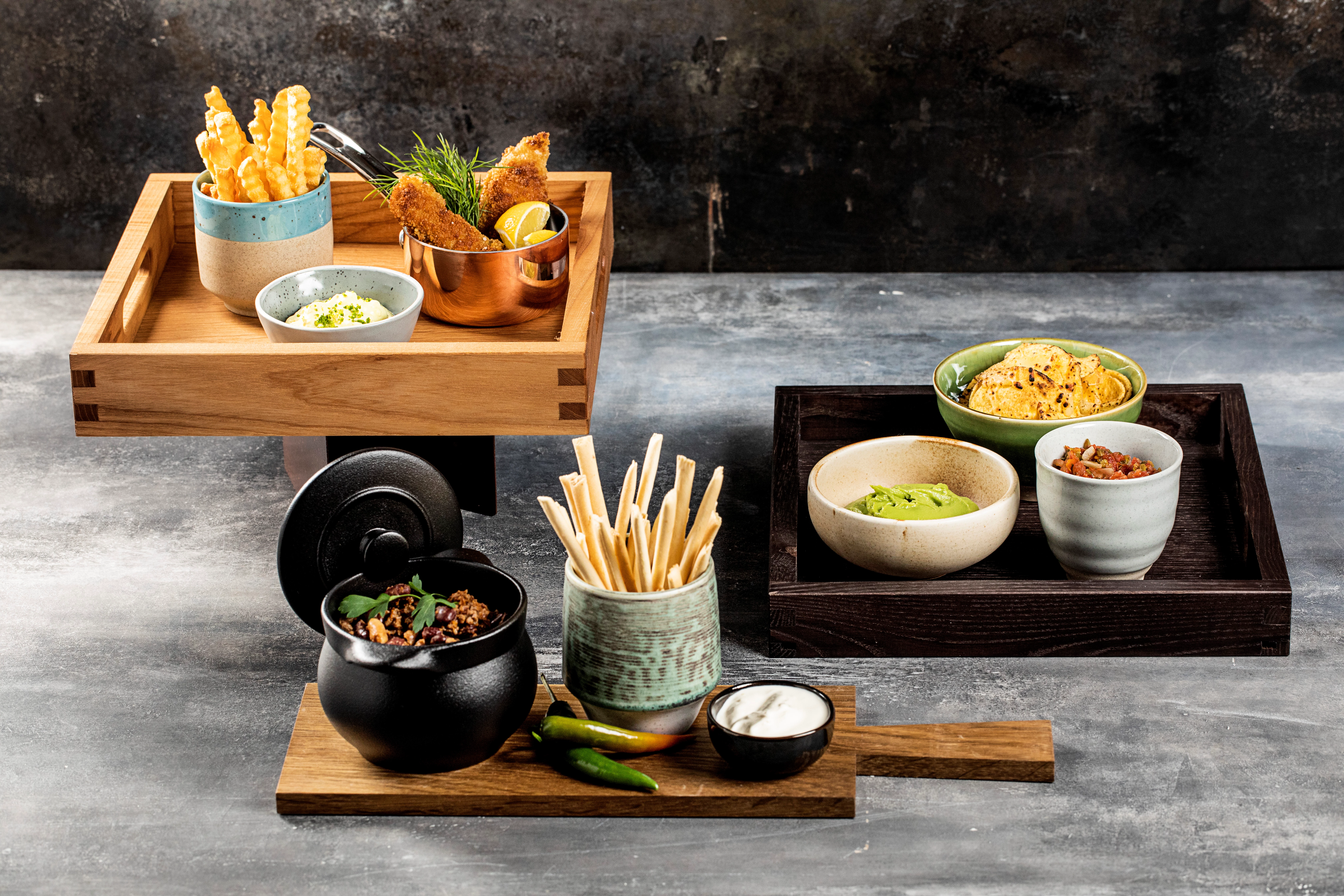 RAK Chef's Fusion terrin med låg, sort, 45 cl, ø10,6 cm