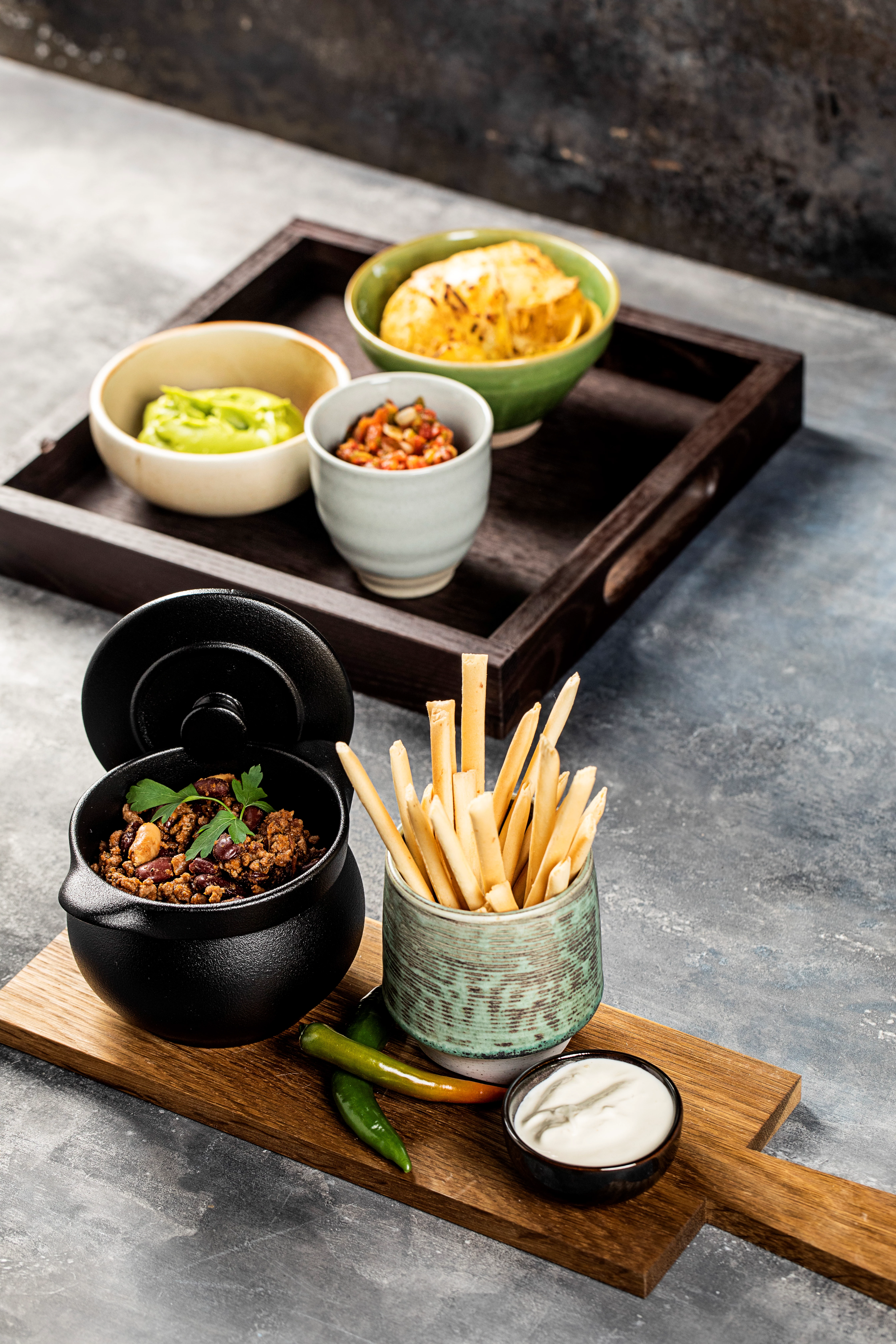 RAK Chef's Fusion terrin med låg, sort, 45 cl, ø10,6 cm