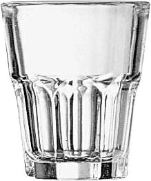 Arcoroc Granity shotglas, 4,5 cl, H5,6 cm