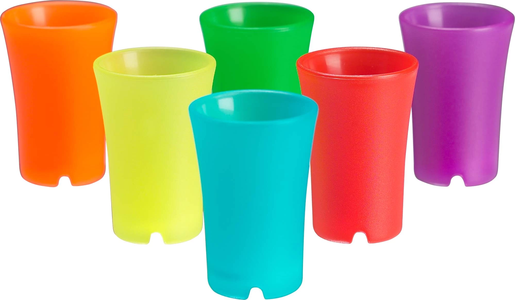GlassFORever shotglas, frostet (ass. farver), 3 cl