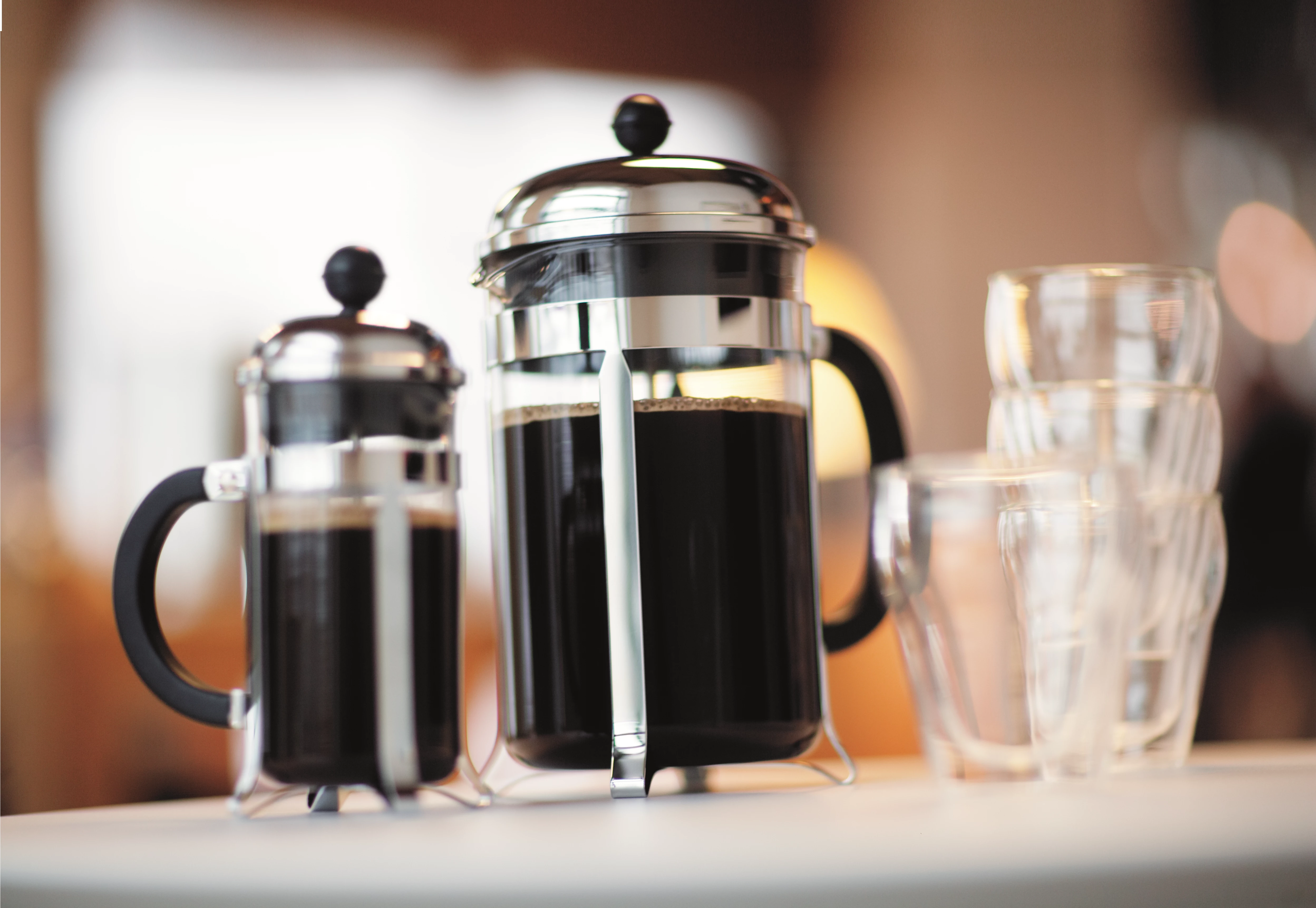Bodum Chambord kaffebrygger, krom/glas, 3-kops