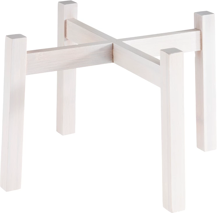 APS Fresh Wood opsats, træ, hvid, 23 x 23 x H14 cm