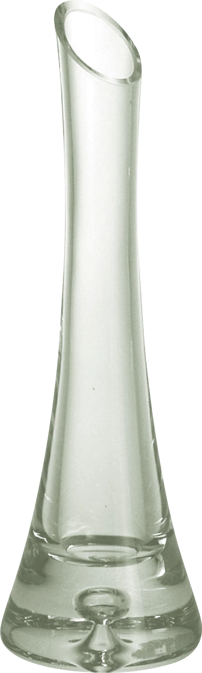 Stölzle vase med skrå top, ø6,5 x H21 cm