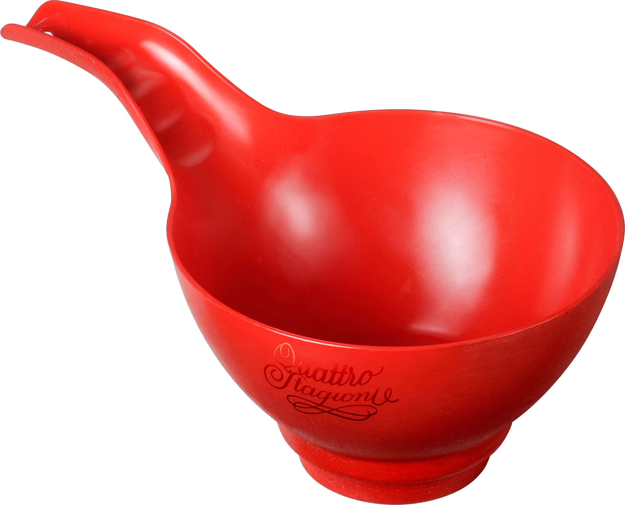 Bormioli tragt til patentglas, rød, ø14 cm