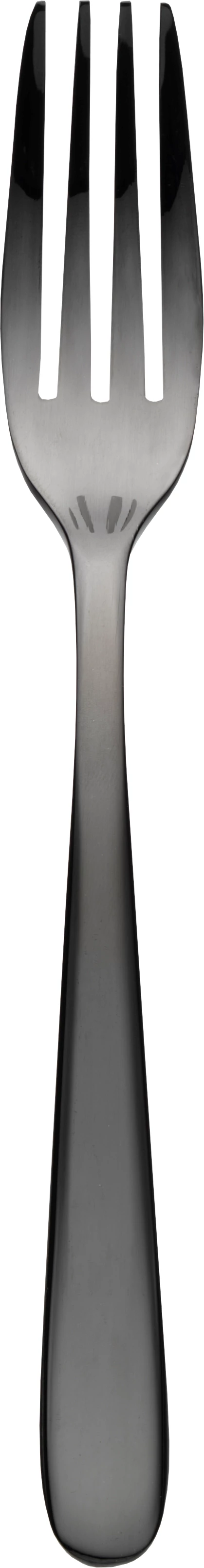 Navona frokostgaffel, sort, 18 cm