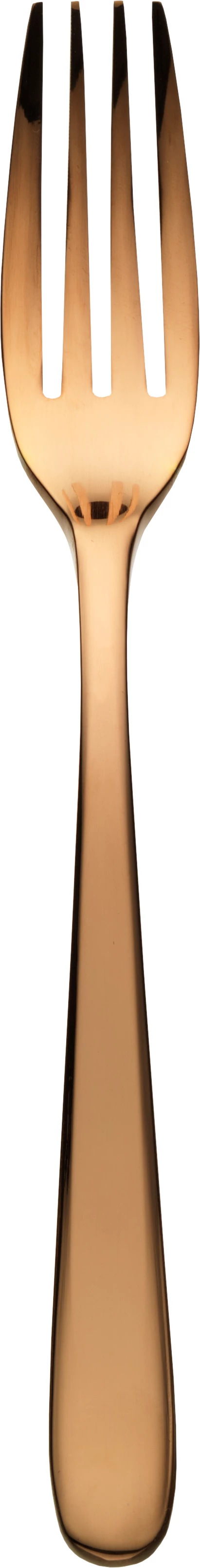 Navona frokostgaffel, rosaguld, 18 cm