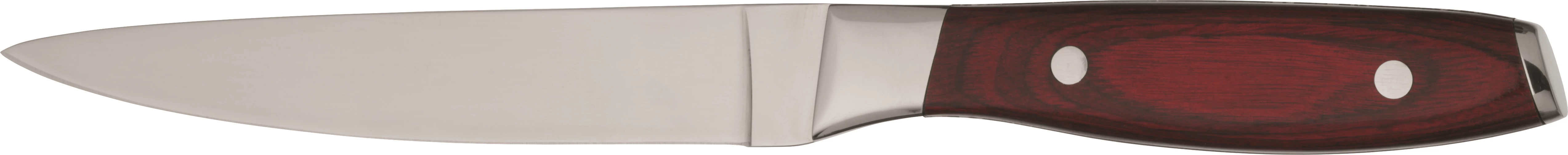 Bistecca steakkniv, rødt skaft, L25 cm