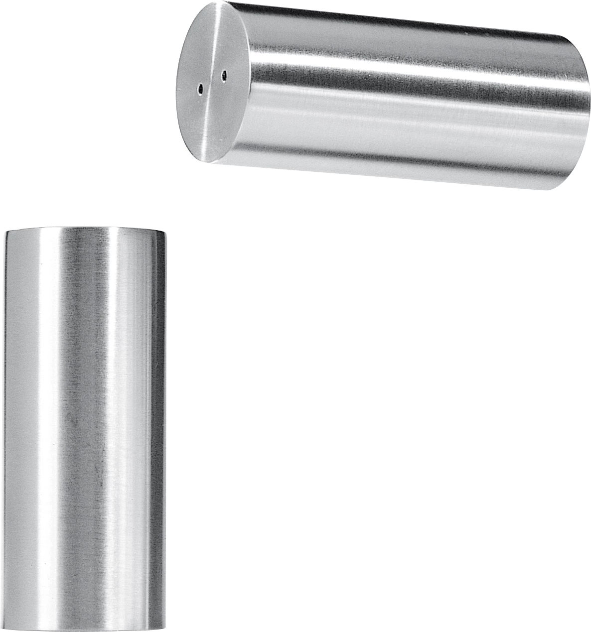 Destino salt-/peberbøsse, cylinder, H7,5 cm (2 stk.)