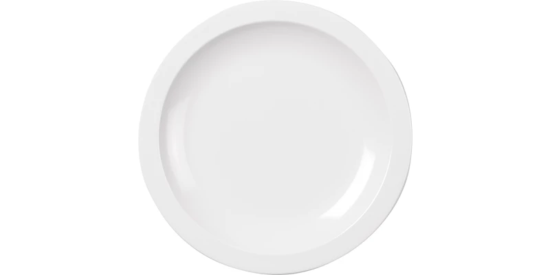 tallerken, flad, hvid, ø21,5