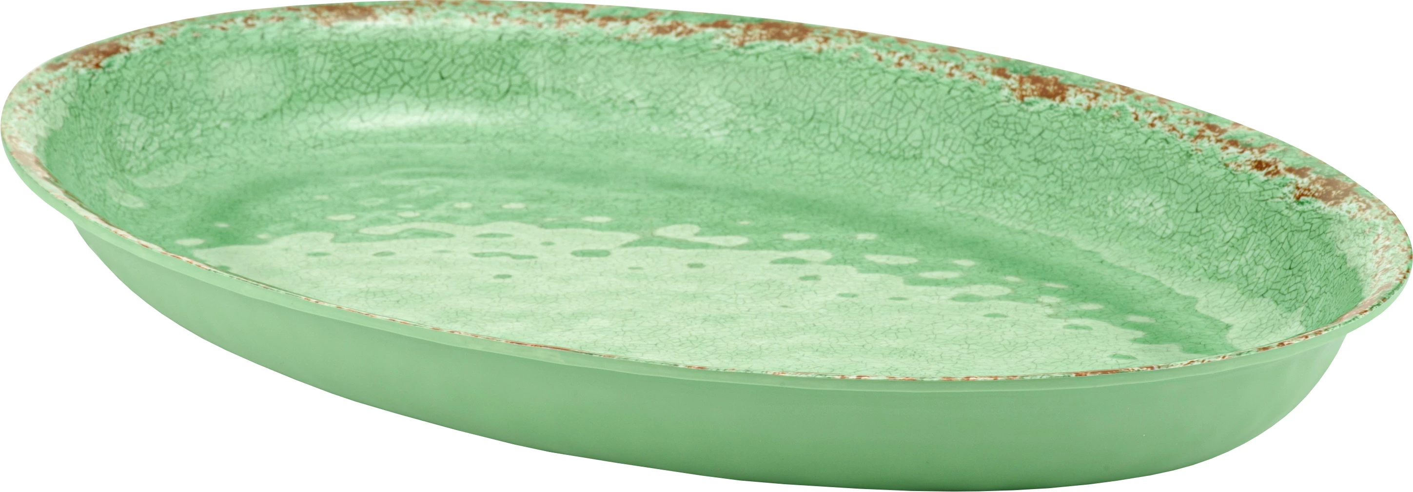 Dalebrook Casablanca oval skål, grøn, 250 cl, 42 x 28 cm