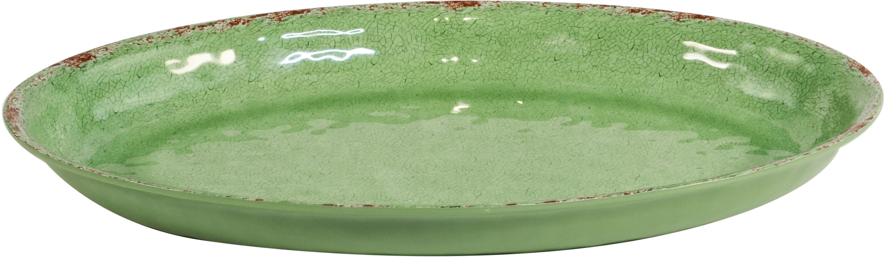 Dalebrook Casablanca oval skål, grøn, 250 cl, 42 x 28 cm