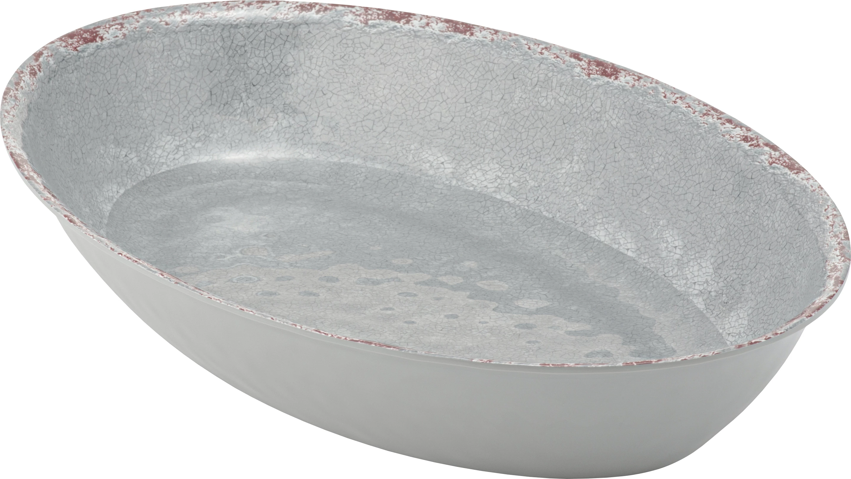 Dalebrook Casablanca oval skål, grå, 380 cl, 42 x 28 cm
