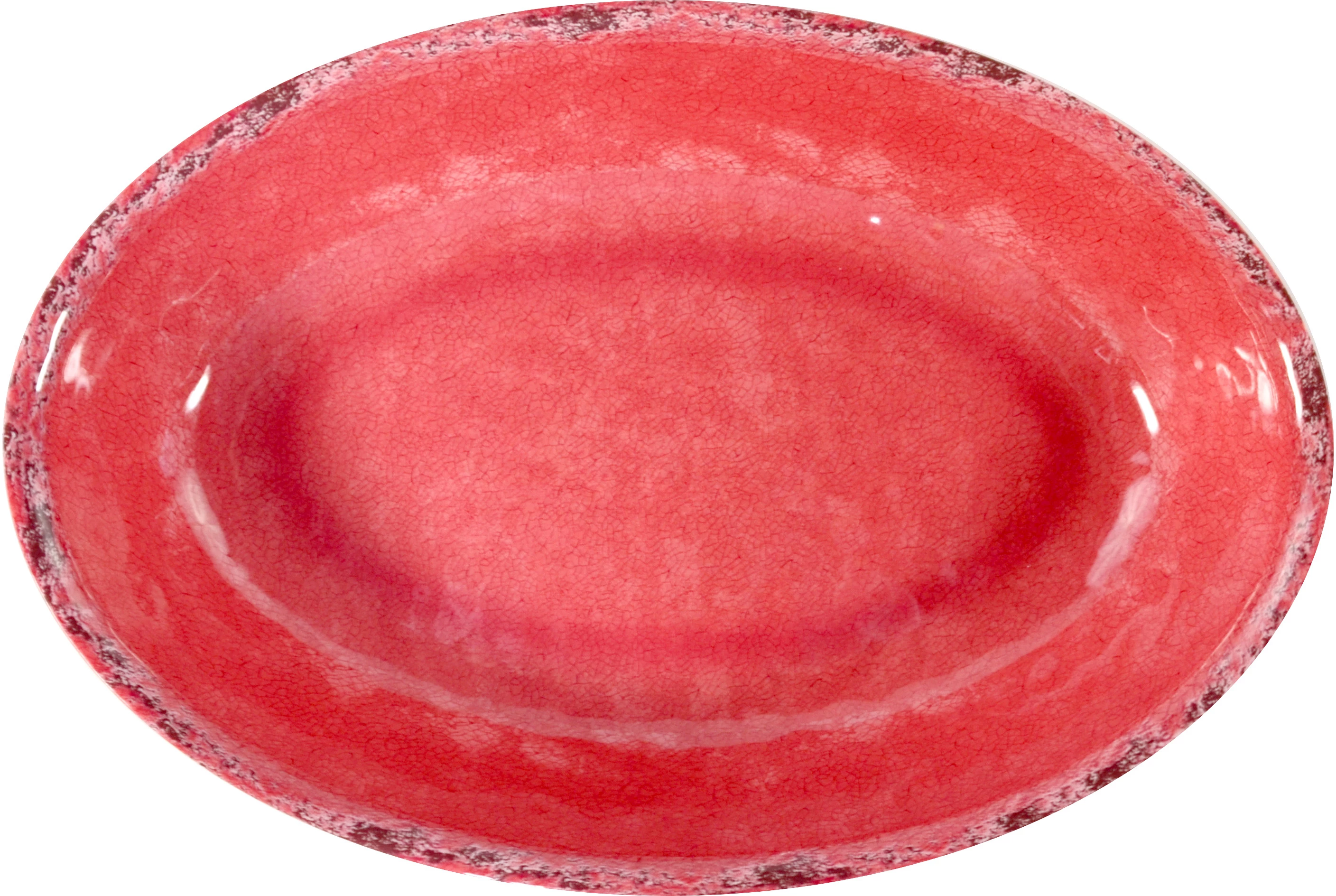 Dalebrook Casablanca oval skål, rød, 380 cl, 42 x 28 cm