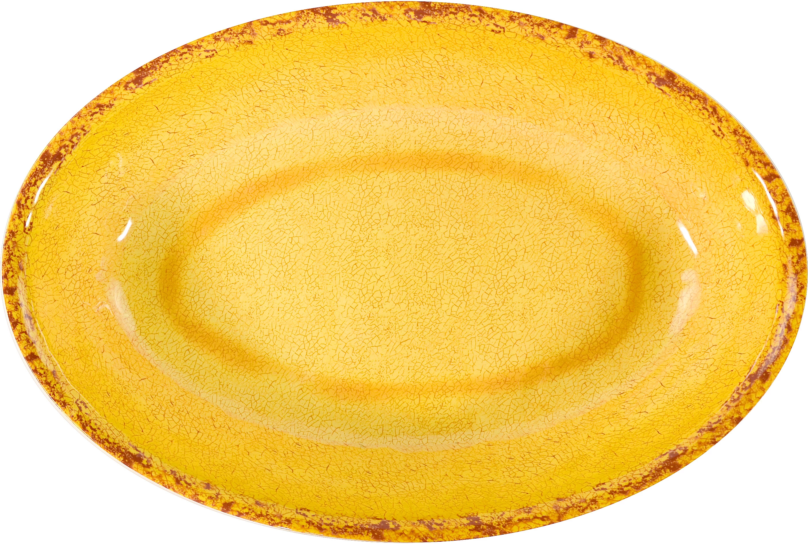 Dalebrook Casablanca oval skål, orange, 380 cl, 42 x 28 cm