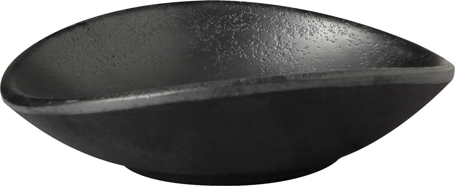 APS Zen skål, oval, sort, 11 x 10 cm