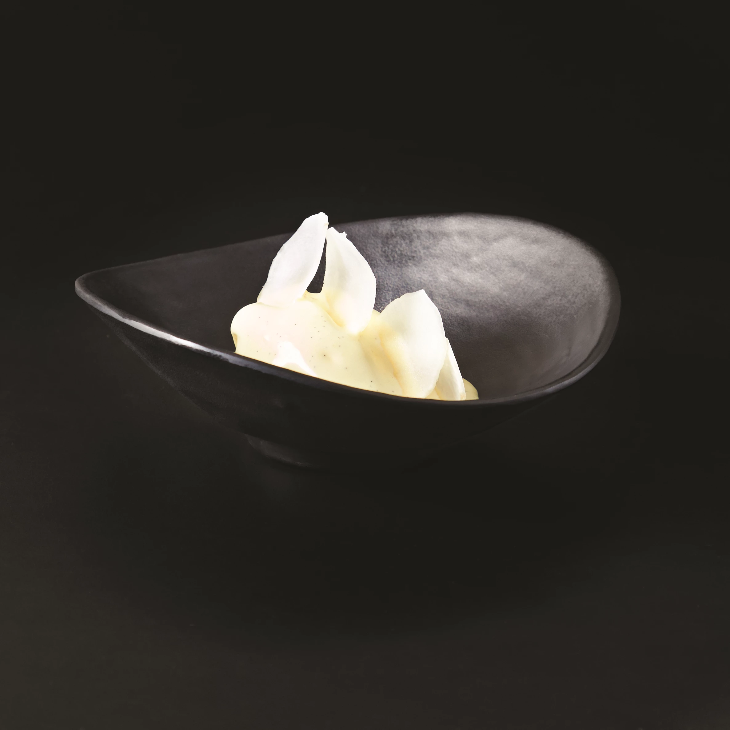 APS Zen skål, oval, sort, 11 x 10 cm