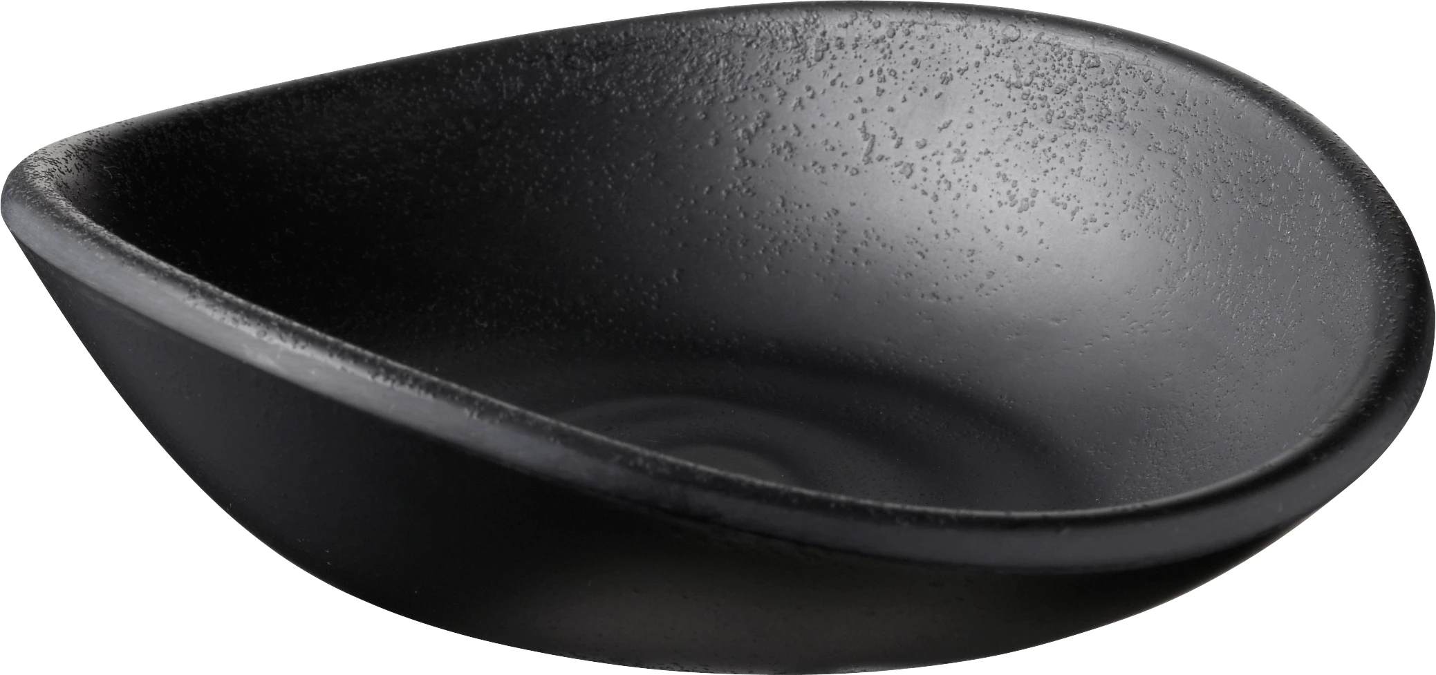 APS Zen skål, oval, sort, 13 x 11 cm