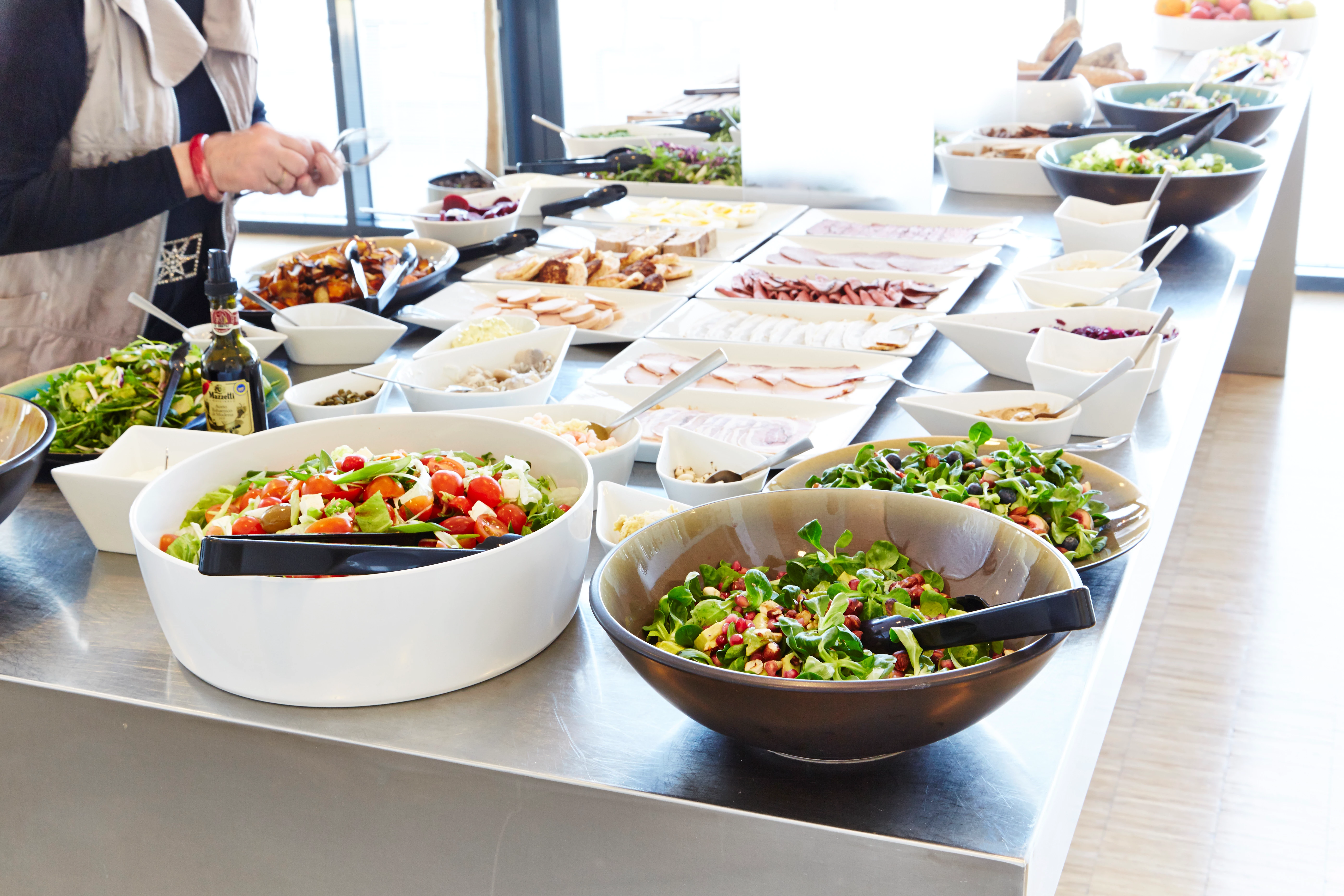 Rislo buffetskål, hvid, ø35 x H11 cm