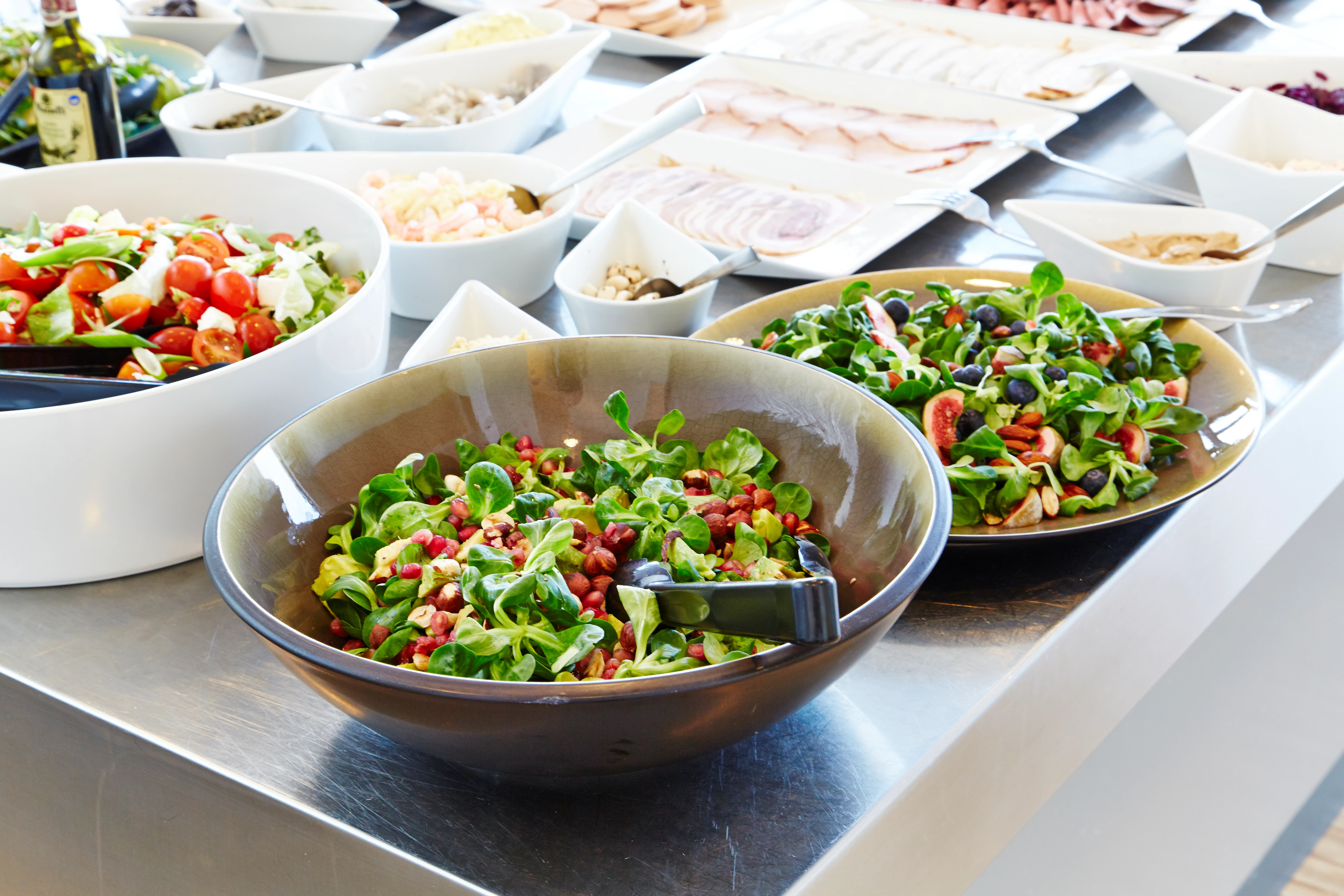 Rislo buffetskål, hvid, ø35 x H11 cm