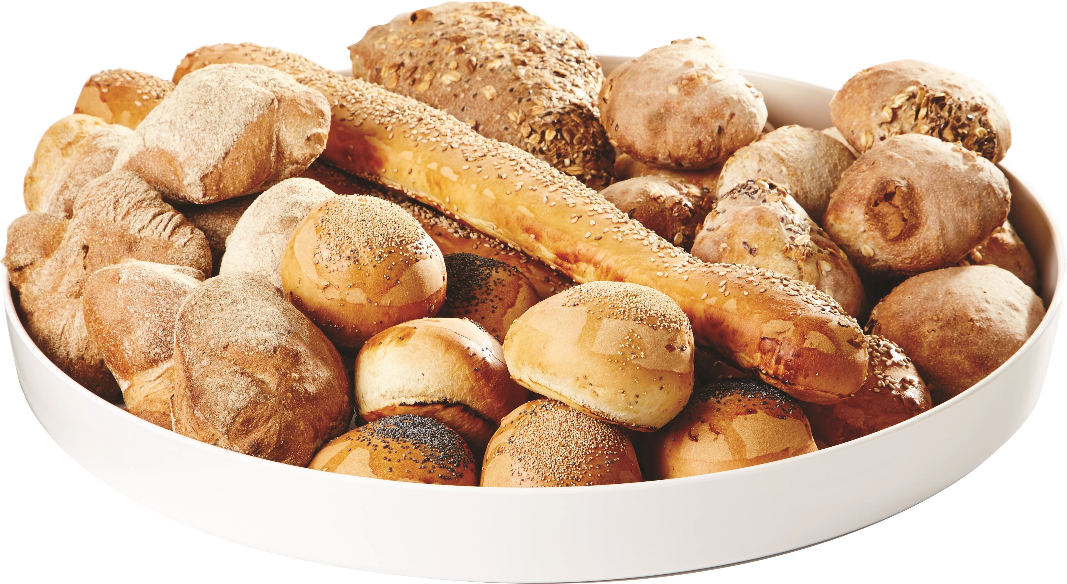 Rislo buffetskål, hvid, ø49,5 x H5 cm