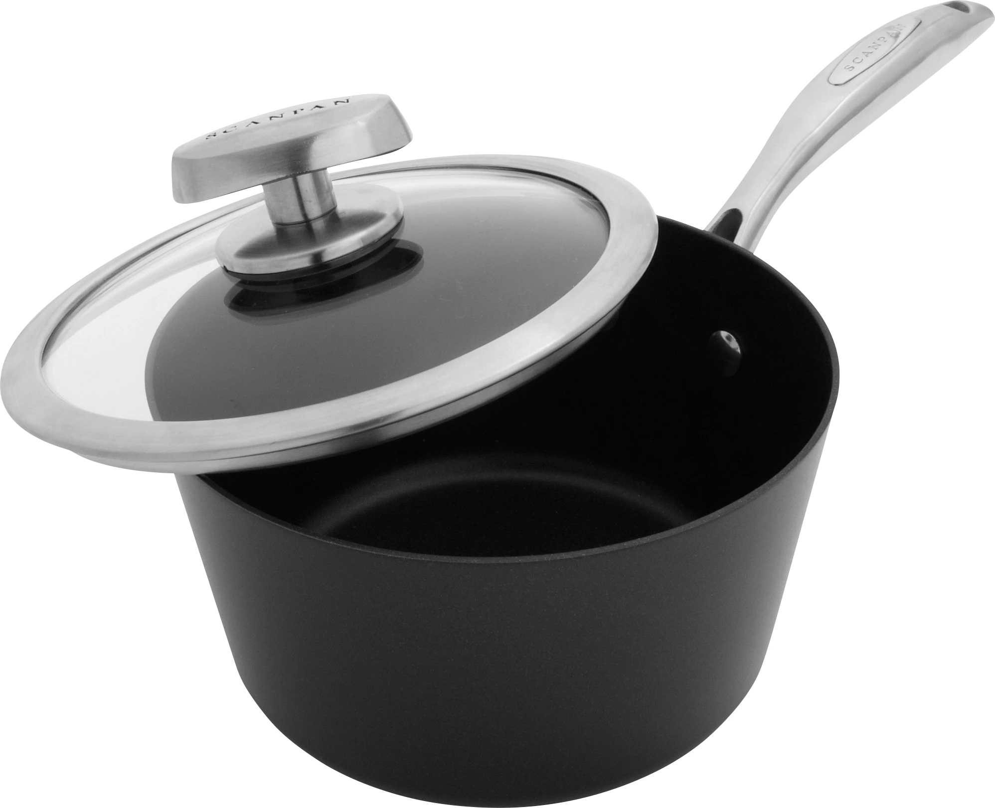 Scanpan Pro IQ kasserolle med låg, alu/non-stick, 1,7 ltr.