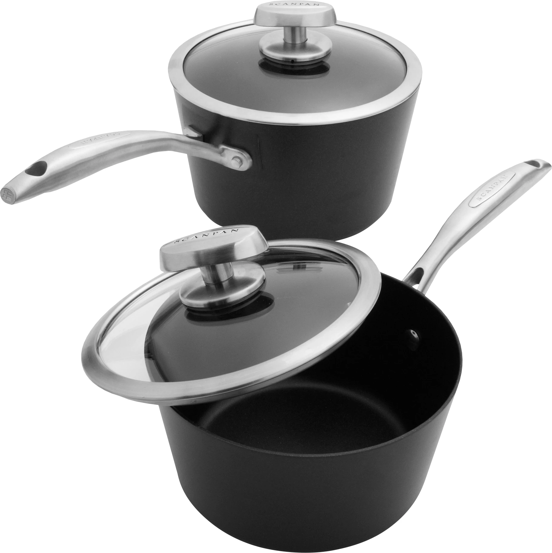 Scanpan Pro IQ kasserolle med låg, alu/non-stick, 1,7 ltr.