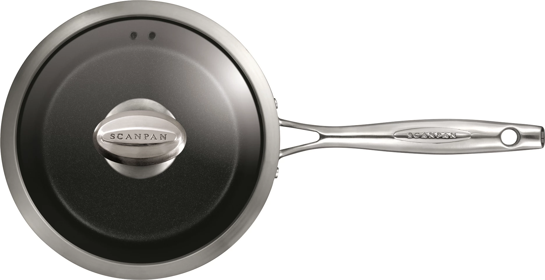 Scanpan Pro IQ kasserolle med låg, alu/non-stick, 2,5 ltr.