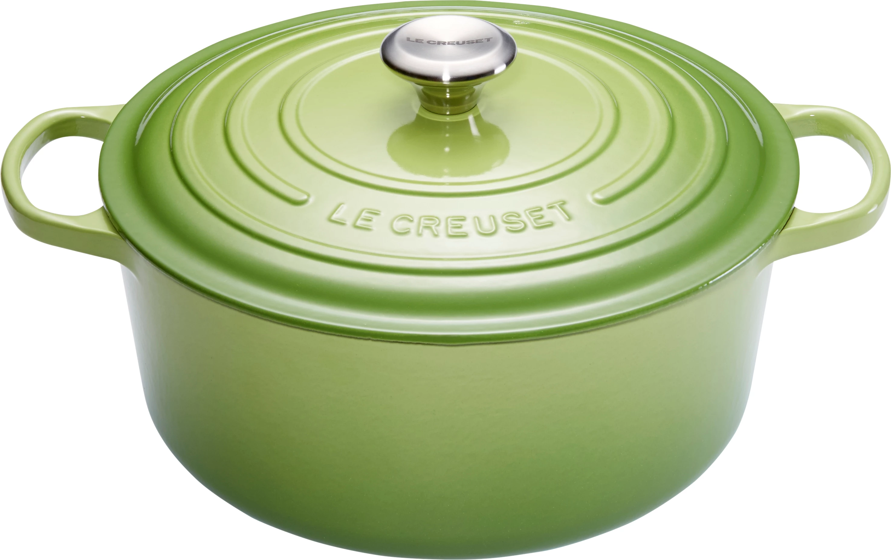 Le Creuset gryde med låg, grøn, 5,3 ltr., ø26 cm