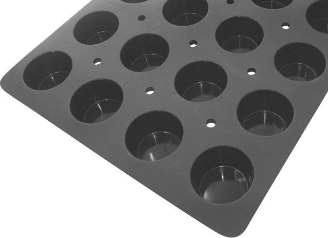 De Buyer muffin flexform, 24 huller, ø7 cm