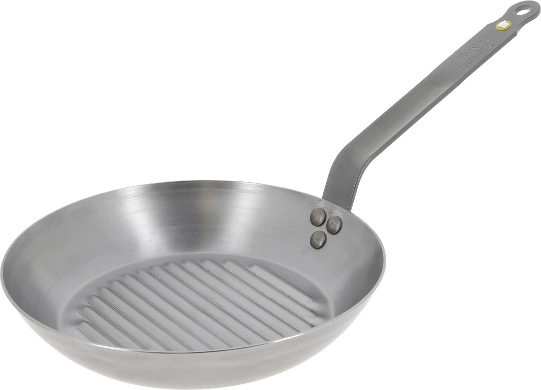 De Buyer Mineral B Element grillpande, jern, ø32 cm